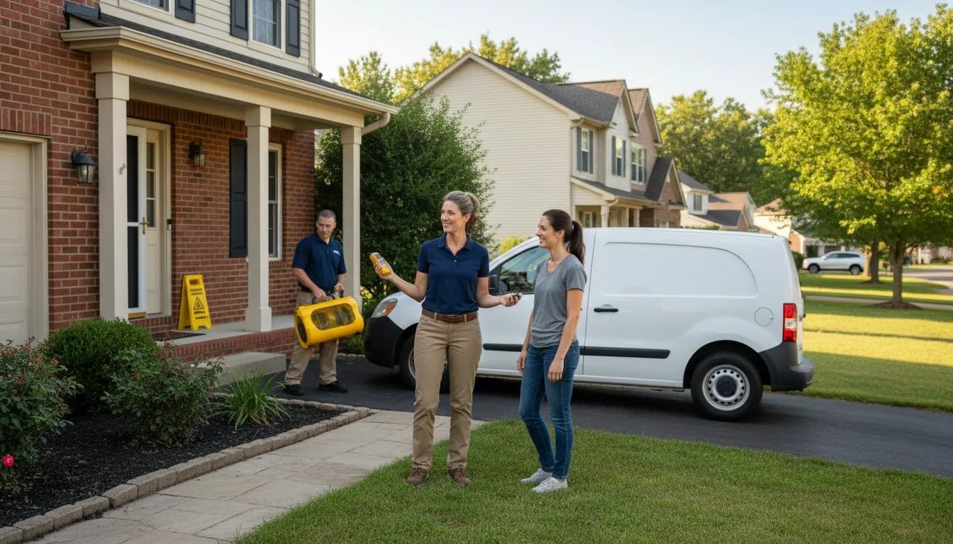 Residential water damage restoration in Littleton, CO